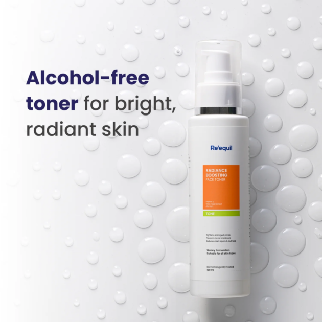 Re'equil Radiance Boosting Face Toner (100ml) - Image 3