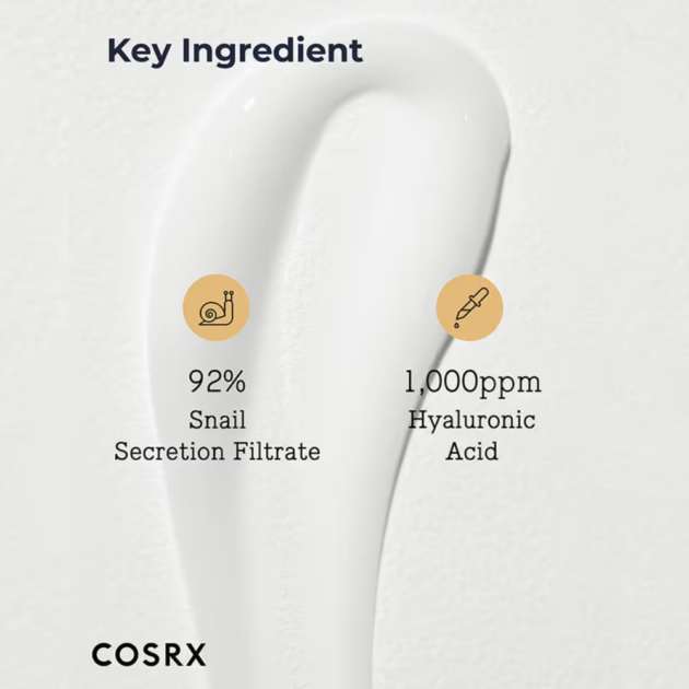 COSRX Advanced Snail Mucin 92 All In One Cream with Hyaluronic Acid (100gm) - Image 3