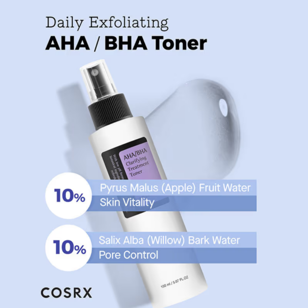 COSRX AHA/BHA Clarifying Treatment Toner (150ml) - Image 2