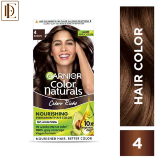 Garnier Hair Colouring Creme Shade: 4 Brown (70ml+60gm)