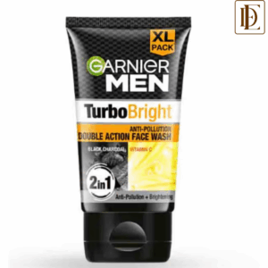 Garnier Men Turbo Bright Double Action Face Wash (150g)