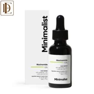 Minimalist 10% Niacinamide Face Serum With Matmarine + Zinc For Reducing Oil & Blemishes (30ml)