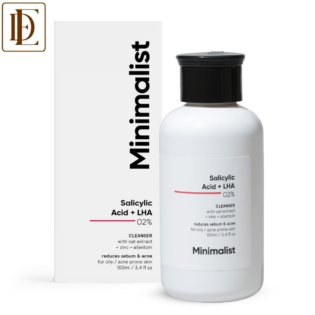 Minimalist 2% Salicylic Acid + LHA Face Cleanser With Zinc For Reducing Sebum & Acne