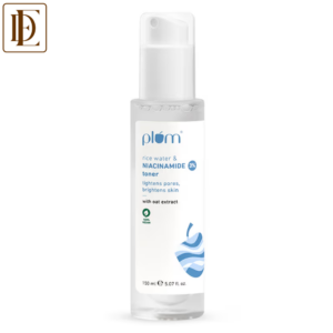 Plum 3% Niacinamide Alcohol-Free Toner With Rice Water - Reduces Pores & Blemishes For Bright Skin (150ml)
