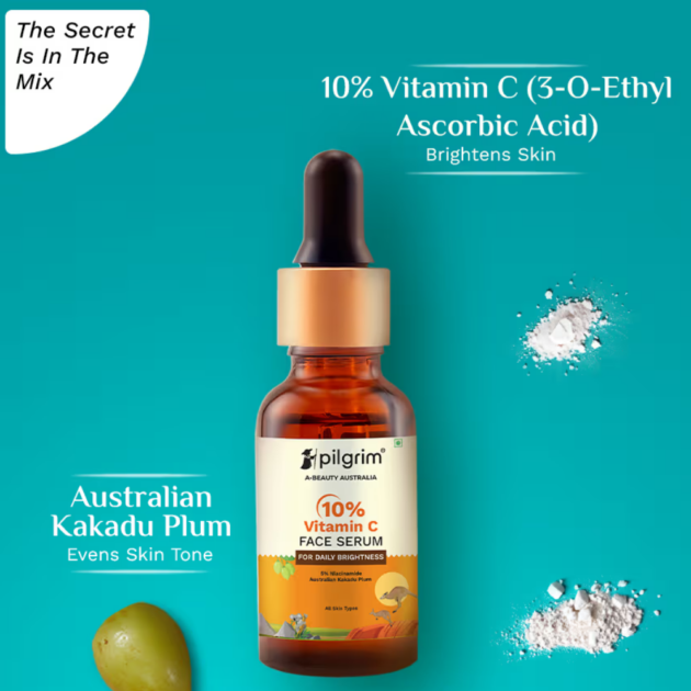 Pilgrim 10% Vitamin C Face Serum For Daily Brightness (30ml) - Image 2
