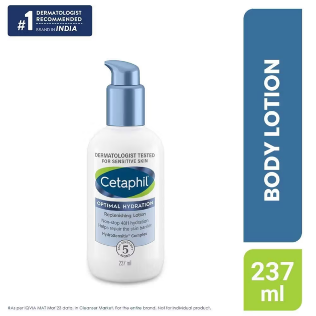 Cetaphil Optimal Hydration Body Lotion With Hyaluronic Acid+Vitamin E (237ml) - Image 2