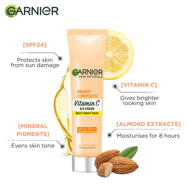Garnier Skin Naturals Vitamin C BB Cream SPF 24/PA+++ - Image 2