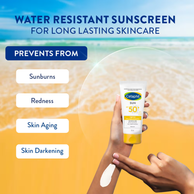 Cetaphil Sun SPF 50+ Light Gel (50ml) - Image 5