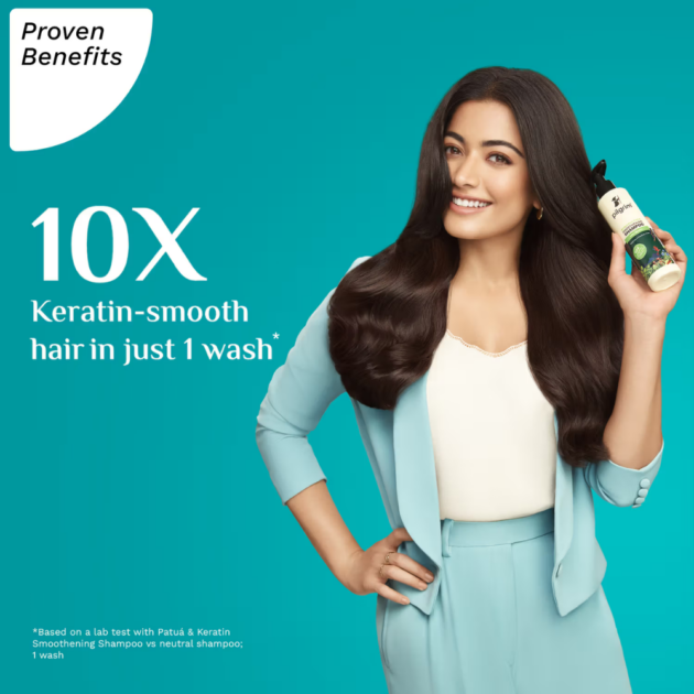 Pilgrim Patua & 10X Keratin Smoothening Shampoo For Dry & Frizzy Hair (200ml) - Image 5