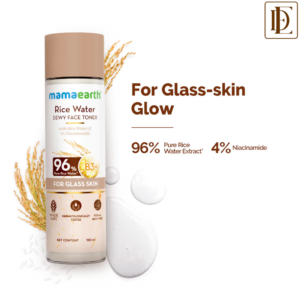 Mamaearth Rice Water Dewy Face Toner With Rice Water & 4% Niacinamide (150ml)