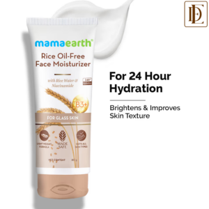 Mamaearth Rice Oil-Free Face Moisturizer With Rice Water & Niacinamide (80gm)