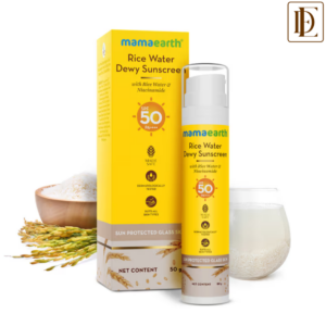 Mamaearth Rice Water Dewy Sunscreen (50g)