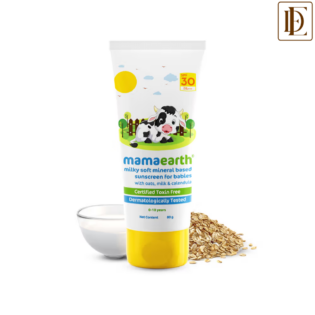 Mamaearth Milky Soft Mineral Based Sunscreen For Babies (80 g)