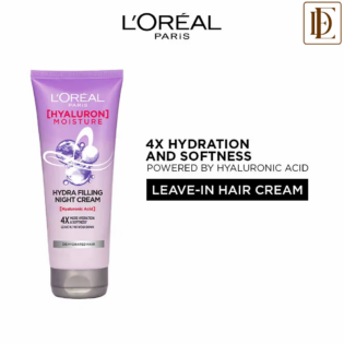 L'Oreal Paris Hyaluron Moisture Anti-frizz Leave-in Night Cream (180ml)