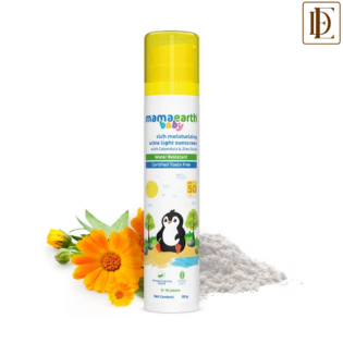 Mamaearth Baby Rich Moisturizing Ultra Light Sunscreen With SPF 50 PA++++