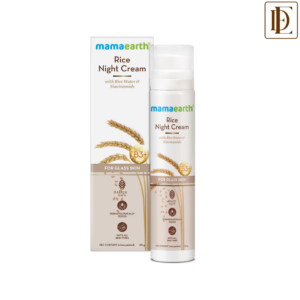 Mamaearth Rice Night Cream For Clear Skin With Rice Water & Niacinamide For Glass Skin (50gm)