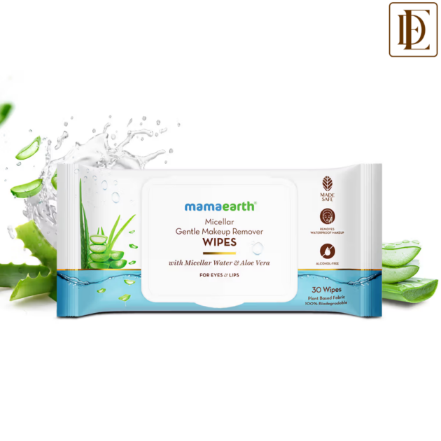 Mamaearth Micellar Gentle Makeup Remover Wipes (30 pcs)