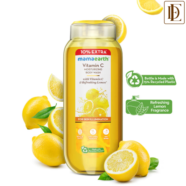 Mamaearth Vitamin C Moisturizing Body Wash (275ml)