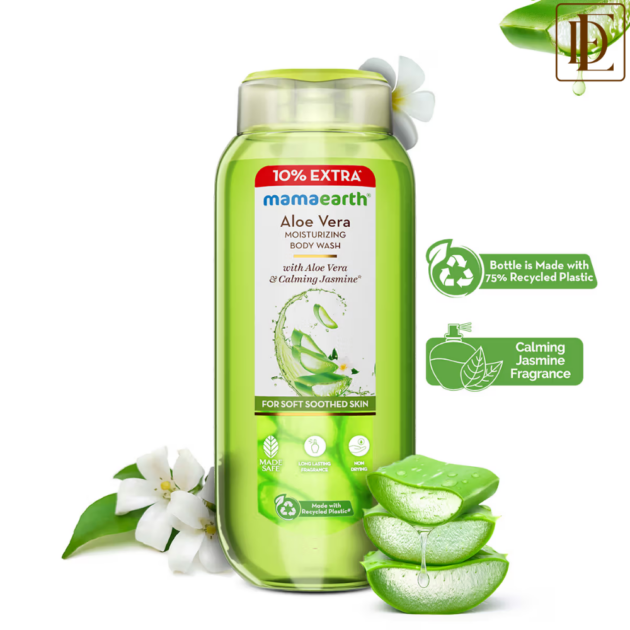 Mamaearth Aloe Vera Moisturizing Body Wash (275ml)