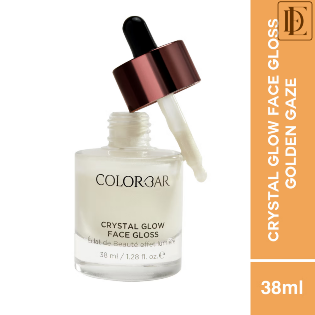 Colorbar Crystal Glow Face Gloss - Golden Gaze 01 (38ml)