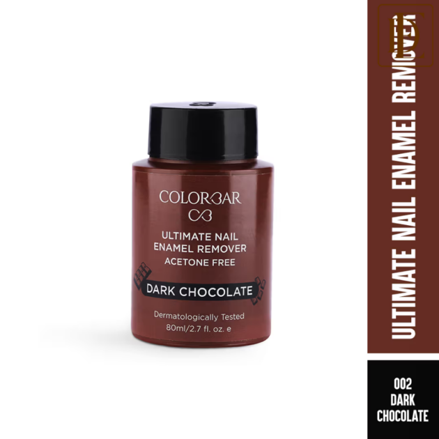 Colorbar Ultimate Nail Enamel Remover - Dark Chocolate (80ml)