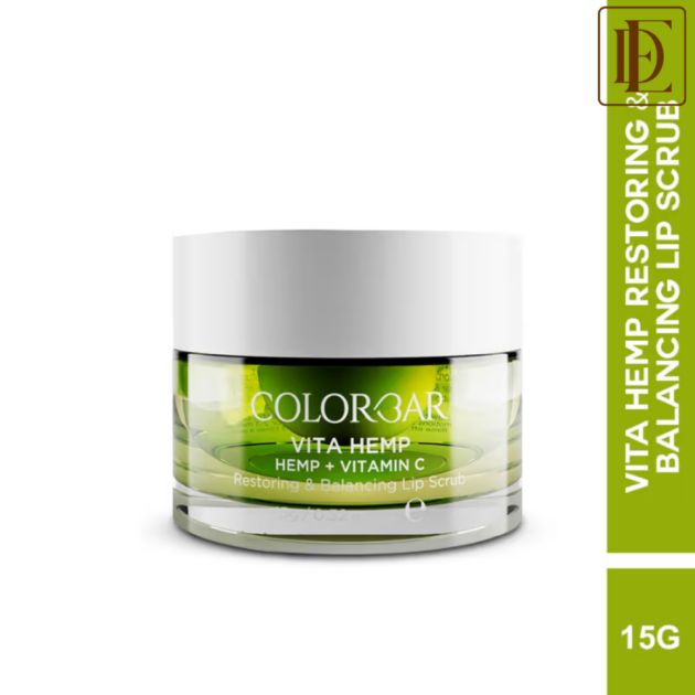 Colorbar Vita Hemp Restoring & Balancing Lip Scrub (15 g)