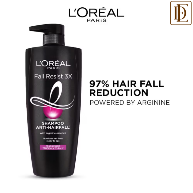 L'Oreal Paris Fall Resist 3x Shampoo (650ml)