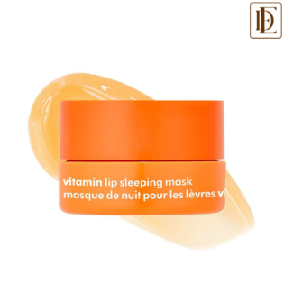 The Face Shop Vitamin C Lip Sleeping Mask - Lightening Korean Lip Balm for Dark, Dry, Pigmented Lips (14g)