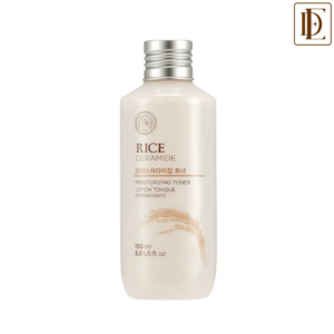 The Face Shop Rice & Ceramide Face Toner - Korean Beauty Skincare for Moisture & Brightness (150ml)