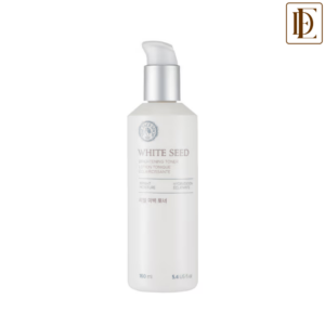 The Face Shop White Seed Brightening Korean Toner with Niacinamide for Dullness, Acne Scars & Pores (160ml)