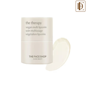 The Face Shop Vegan Korean Lipcerin - Lip Mask, Glowy Balm, Lip Scrub & Plumping Gloss in one (15ml)