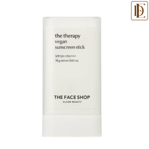 The Face Shop Vegan Sunscreen Stick SPF 50+ PA++++ : Korean Sun Care with Waterproof Formula (18 g)