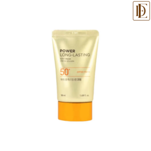 The Face Shop Power Long-Lasting SPF 50+ Pa+++ Tinted Sunscreen, Evens Skin Tone & Water Resistant (50ml)