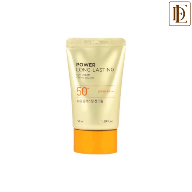 The Face Shop Power Long-Lasting SPF 50+ Pa+++ Tinted Sunscreen, Evens Skin Tone & Water Resistant (50ml)