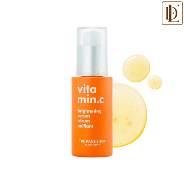 The Face Shop 98% Pure Vitamin C Brightening Korean Serum with Niacinamide & Hyaluronic Acid (30ml)