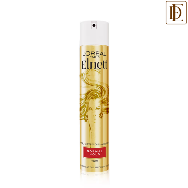 L'Oreal Paris Elnett Satin Normal Hold Hair Spray (400ml)