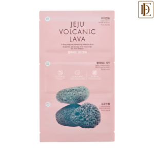 The Face Shop Jeju Volcanic Lava 3 Step Impurity Removing Nose Strip Kit (3 pieces)