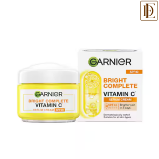 Garnier Bright Complete Vitamin C SPF 40 /PA+++ Serum Cream (45g)