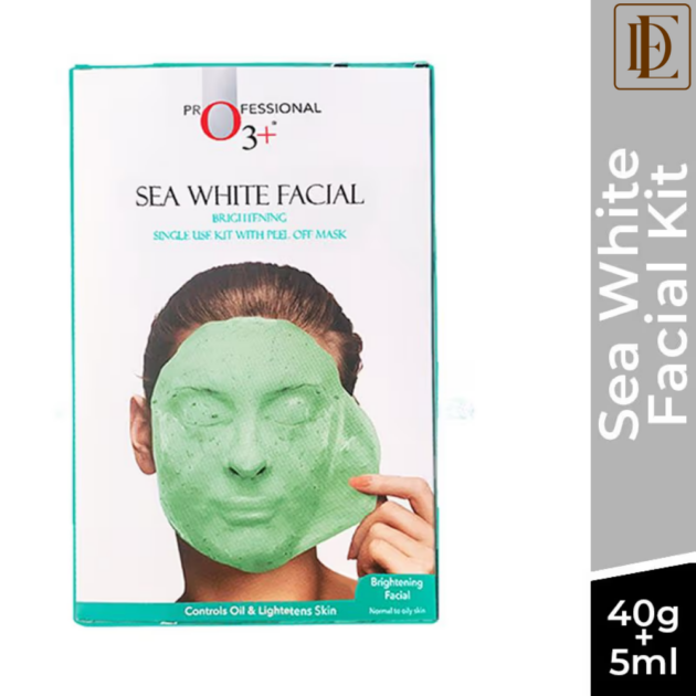 O3+ Sea White Facial With Brightening Peel Off Mask (40g + 5ml)
