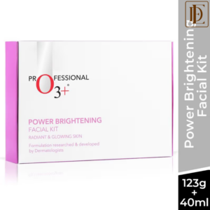 O3+ Power Brightening Facial Kit For Dull & Uneven Skin (123gm+40ml)