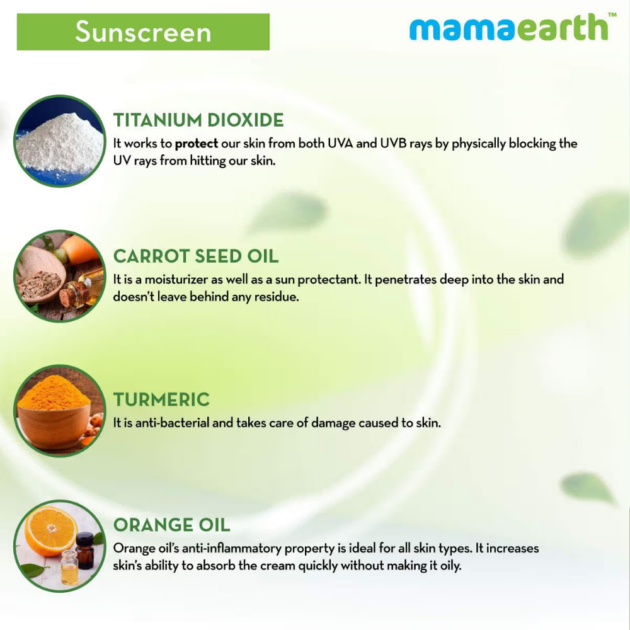 Mamaearth Ultra Light Indian Sunscreen Spf50 Pa++++ (80gm) - Image 2