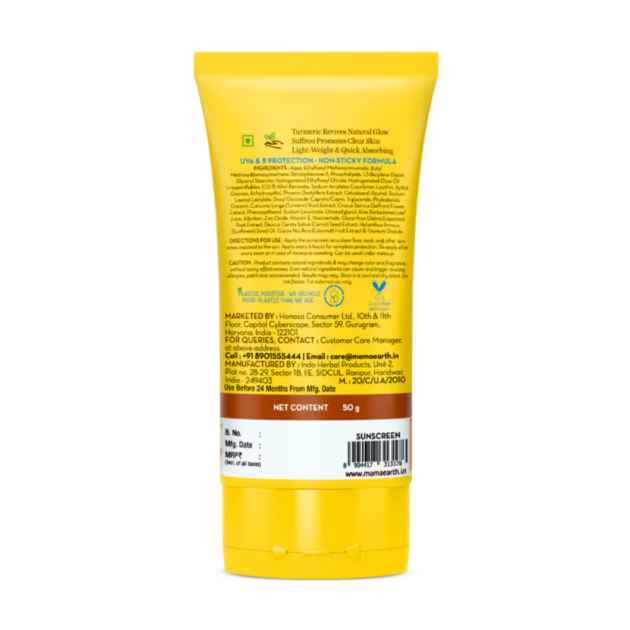 Mamaearth Ubtan Detan Sunscreen (50g) - Image 2