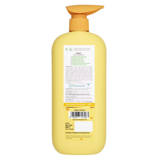 Mamaearth Ubtan Moisturizing Body Lotion (400ml) - Image 2