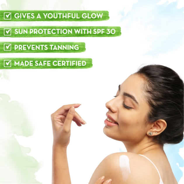 Mamaearth Aloe Vera Sunscreen Body Lotion SPF 30 (300ml) - Image 2