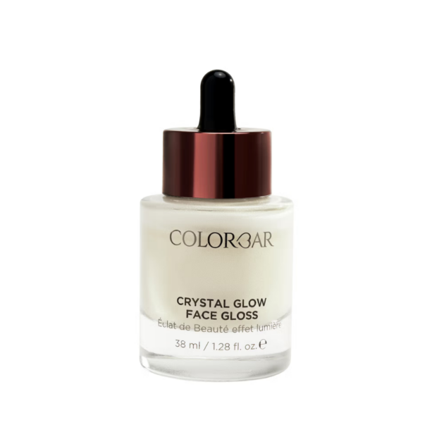 Colorbar Crystal Glow Face Gloss - Golden Gaze 01 (38ml) - Image 2