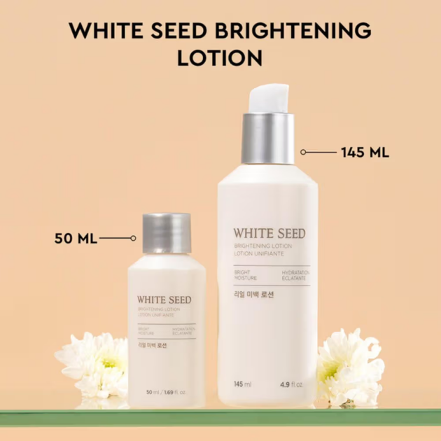 The Face Shop White Seed Brightening Lotion - Korean Moisturizer With Niacinamide for Even Skin Tone (50ml) - Image 2