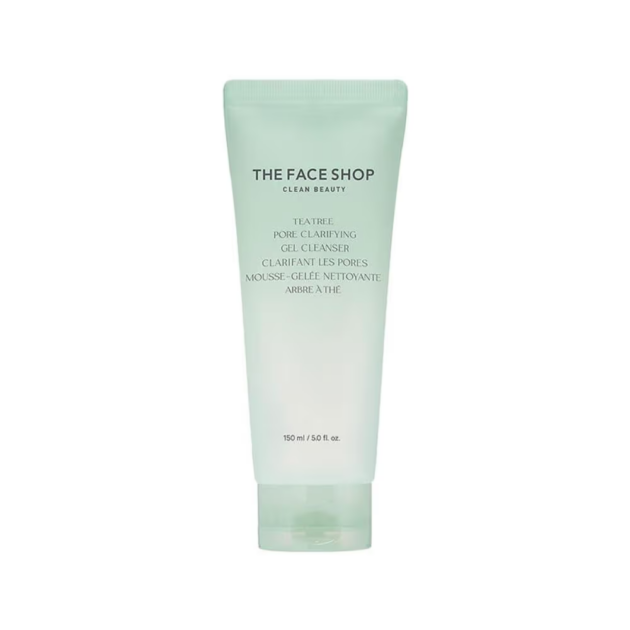 The Face Shop Tea Tree Gel Cleanser - Korean Face Wash with AHA, BHA, PHA & Hyaluronic Acid for Acne (150ml) - Image 2