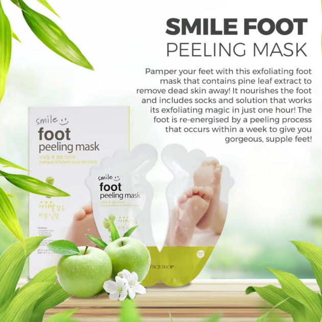 The Face Shop Smile Foot Peeling Mask (40ml) - Image 2