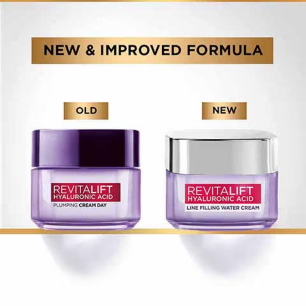 Loreal Paris Revitalift Hyaluronic Acid Line Filling Water Cream With Ceramides - Image 3