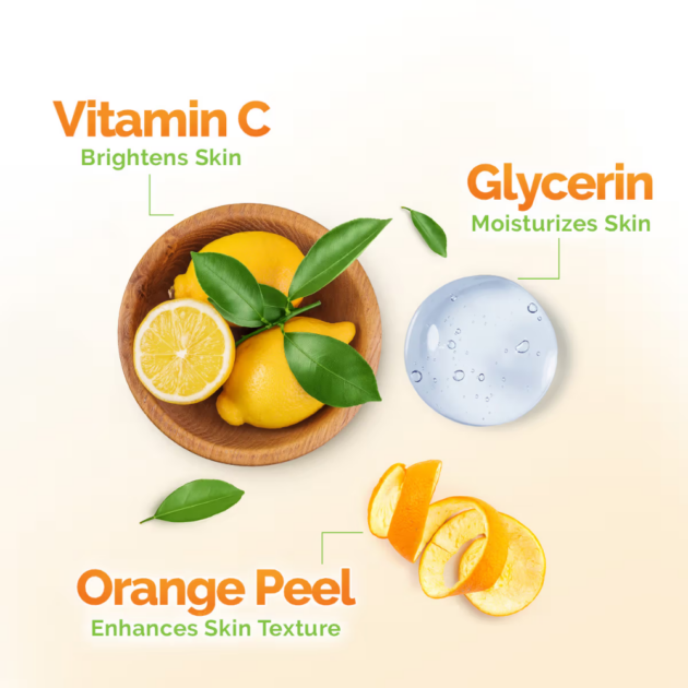 Mamaearth Vitamin C Moisturizing Body Wash (275ml) - Image 3